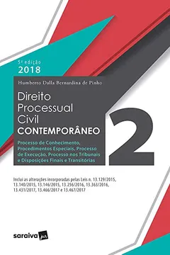 Livro Direito Processual Civil Contemporâneo - Volume 2 - Resumo, Resenha, PDF, etc.