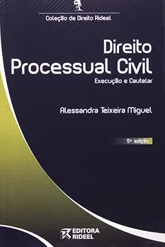 Livro Direito Processual Civil - Execucao E Cautelar - Resumo, Resenha, PDF, etc.