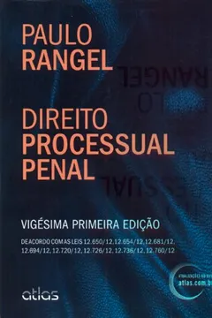 Livro Direito Processual Penal - Resumo, Resenha, PDF, etc.