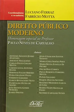 Livro Direito Publico Moderno - Resumo, Resenha, PDF, etc.