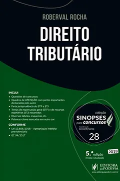 Livro Direito Tributário - Resumo, Resenha, PDF, etc.