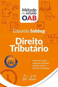 Livro Direito Tributário - Série Método de Estudo OAB - Resumo, Resenha, PDF, etc.