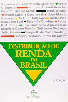 Livro Distribuição de Renda no Brasil - Resumo, Resenha, PDF, etc.