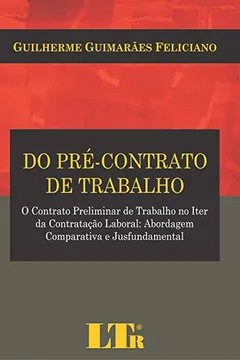 Livro Do Pré-contrato de Trabalho - Resumo, Resenha, PDF, etc.