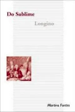 Capa do livro Do Sublime