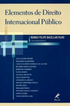 Livro Elementos de Direito Internacional Público - Resumo, Resenha, PDF, etc.
