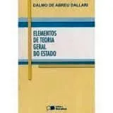 Livro Elementos de Teoria Geral do Estado - 27ª Edição 2007 - Resumo, Resenha, PDF, etc.