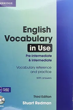 Capa do livro English Vocabulary in Use, Pre-Intermediate and Intermediate with Answers [With CDROM]