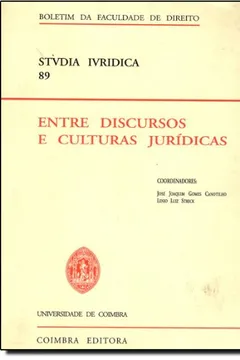 Livro Entre Discursos E Culturas Jurídicas - Resumo, Resenha, PDF, etc.