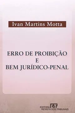 Capa do livro Erro de Proibição e Bem Jurídicopenal