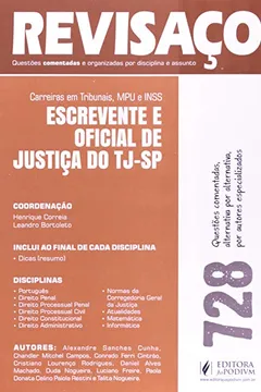 Livro Escrevente e Oficial de Justiça do TJ-SP - Coleção Revisaço - Resumo, Resenha, PDF, etc.