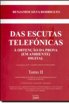 Livro Escutas Telefónicas - Tomo 2 - Resumo, Resenha, PDF, etc.