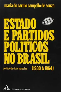 Livro Estado e Partidos Políticos no Brasil. 1930 a 1964 - Resumo, Resenha, PDF, etc.