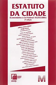 Livro Estatuto Da Cidade. SBDP - Resumo, Resenha, PDF, etc.