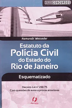 Livro Estatuto Da Polícia Civil Do Estado Do Rio De Janeiro. Esquematizado - Resumo, Resenha, PDF, etc.