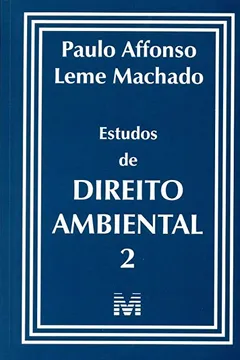 Livro Estudos de Direito Ambiental 2 - Resumo, Resenha, PDF, etc.