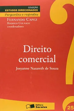 Livro Estudos Direcionados - Direito Comercial - Resumo, Resenha, PDF, etc.