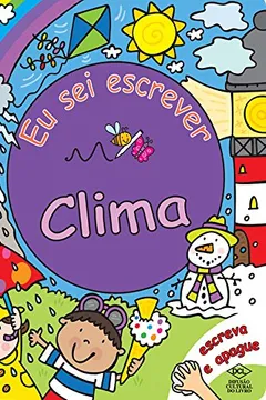 Capa do livro Eu Sei Escrever. Clima