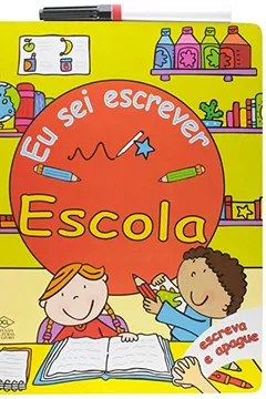 Capa do livro Eu Sei Escrever. Escola