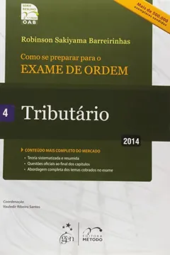 Livro Exame De Ordem 1. Fase- Tributario - V.4 - Resumo, Resenha, PDF, etc.