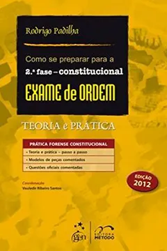 Livro Exame De Ordem 2ª Fase - Constitucional - Resumo, Resenha, PDF, etc.