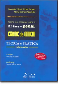 Livro Exame De Ordem 2ª Fase - Penal - Volume Único - Resumo, Resenha, PDF, etc.