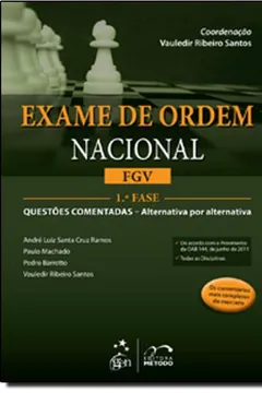 Livro Exame De Ordem Nacional. FGV. 1ª Fase - Resumo, Resenha, PDF, etc.