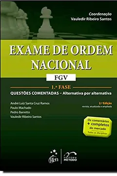 Livro Exame De Ordem Nacional. FGV. 1ª Fase - Resumo, Resenha, PDF, etc.