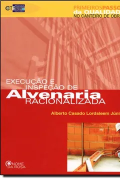 Livro Execução E Inspeção De Alvenaria Racionalizada - Resumo, Resenha, PDF, etc.
