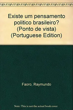 Livro Existe Um Pensamento Politico Brasileiro? (Ponto De Vista) (Portuguese Edition) - Resumo, Resenha, PDF, etc.
