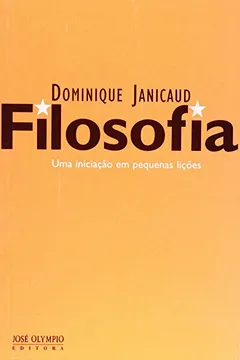 Livro Filosofia. Uma Iniciação em Pequenas Lições - Resumo, Resenha, PDF, etc.