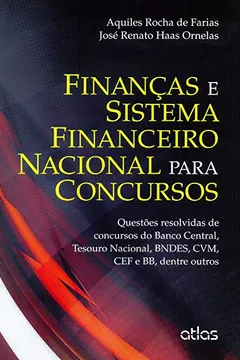 Livro Finanças e Sistema Financeiro Nacional Para Concursos - Resumo, Resenha, PDF, etc.