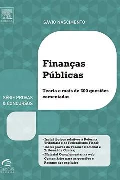 Livro Finanças Públicas - Série Provas e Concursos - Resumo, Resenha, PDF, etc.