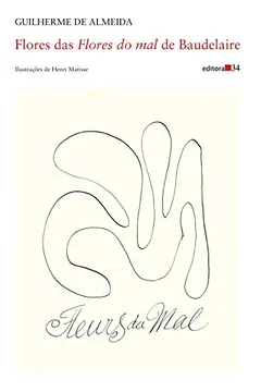 Capa do livro Flores das "Flores do Mal" de Baudelaire