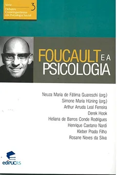 Livro Foucault e a Psicologia - Resumo, Resenha, PDF, etc.