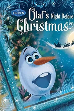 Capa do livro Frozen Olaf's Night Before Christmas Book & CD