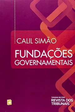 Livro Fundações Governamentais - Resumo, Resenha, PDF, etc.