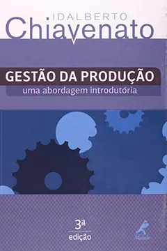 Capa do livro Gestão da Produção. Uma Abordagem Introdutória