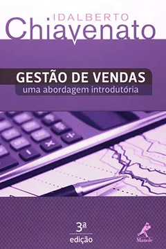 Capa do livro Gestão de Vendas. Uma Abordagem Introdutória