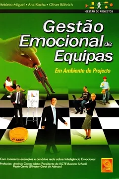 Capa do livro Gestão Emocional De Equipas. Em Ambiente De Projecto