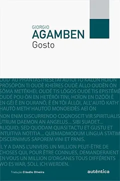 Livro Gosto - Resumo, Resenha, PDF, etc.