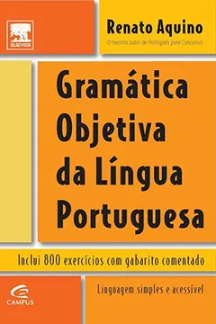 Livro Gramática Objetiva da Língua Portuguesa - Resumo, Resenha, PDF, etc.