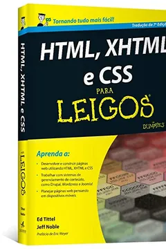 HTML, XHTML e CSS Para Leigos PDF Ed Tittel, Jeff Noble