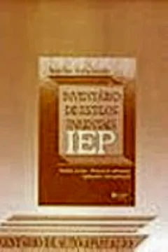 Livro IEP. Inventário de Estilos Parentais. Inventário de Auto-aplicação - Resumo, Resenha, PDF, etc.