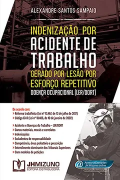 Livro Indenização por Acidente de Trabalho Gerado por Lesão por Esforço Repetitivo - Resumo, Resenha, PDF, etc.