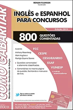 Livro Inglês e Espanhol Para Concursos - Resumo, Resenha, PDF, etc.