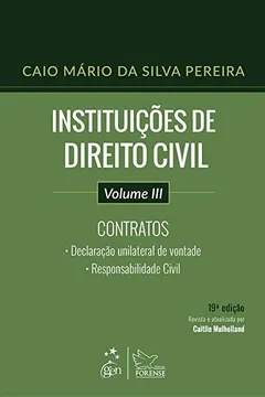Livro Instituições de Direito Civil. Contratos- Volume 3 - Resumo, Resenha, PDF, etc.