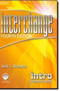 Capa do livro Interchange Intro Student's Book with Self-Study DVD-ROM