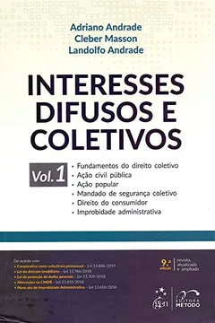 Livro Interesses Difusos e Coletivos - Vol. 1: Volume 1 - Resumo, Resenha, PDF, etc.