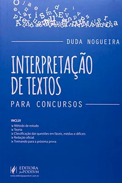 Livro Interpretação de Textos Para Concursos (+ Redação Oficial) - Resumo, Resenha, PDF, etc.